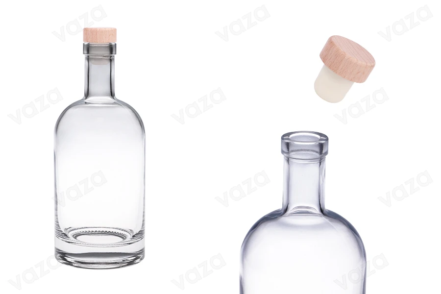 Runde Glasflasche 500 ml-produktbild