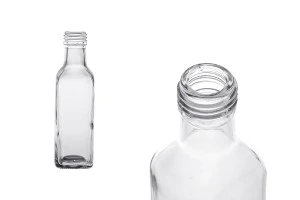 Glasflasche 100 ml transparent Marasca mit Ausgießer PP 24 - 120 Stk-1
