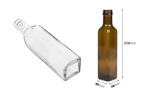 Glasflasche 250 ml Marasca mit Ausgießer PP 31,5 - 60 Stk-2