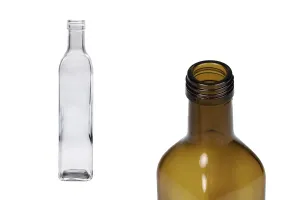 Bouteille en verre 500 ml Marasca avec bec verseur PP 31,5 - 50 pcs-1
