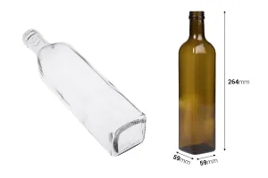 Bouteille en verre 500 ml Marasca avec bec verseur PP 31,5 - 50 pcs-2