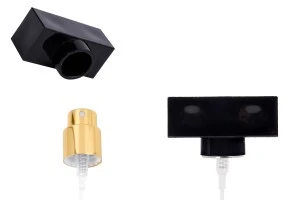 Set - spray in alluminio e tappo nero per 15/400 flaconi-1