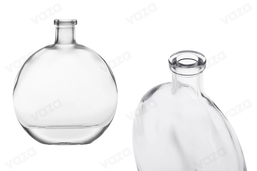 Bottiglia in vetro da 250 ml di forma ovale-immagine_prodotto