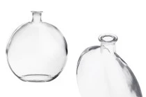 Glasflasche 500ml in ovaler Form Glasflasche 500ml in ovaler Form