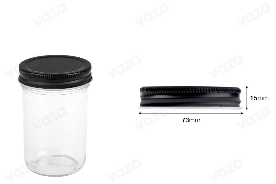 Black metal cap for jars 472-2--image_dimensions