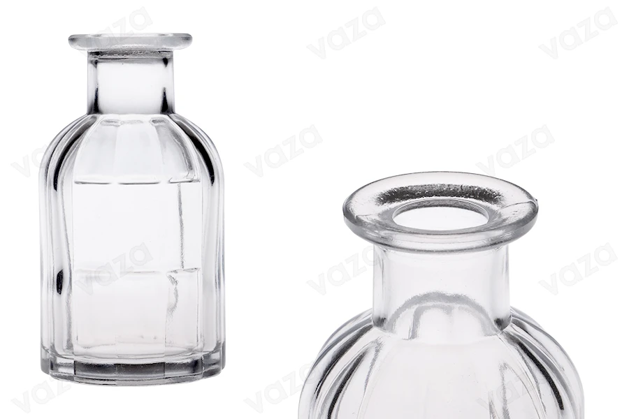 Γυάλινο διακοσμητικό μπουκάλι 120 ml κατάλληλο για αρωματικό χώρου Γυάλινο διακοσμητικό μπουκάλι 120 ml κατάλληλο για αρωματικό χώρου-εικόνα_προϊοντική