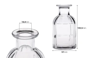 Dekoflasche aus Glas 120 ml zur Raumbeduftung geeignet-2
