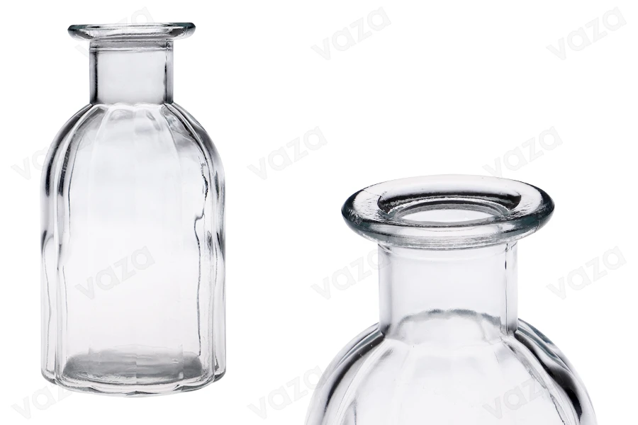 Γυάλινο διακοσμητικό μπουκάλι 300 ml κατάλληλο για αρωματικό χώρου Γυάλινο διακοσμητικό μπουκάλι 300 ml κατάλληλο για αρωματικό χώρου-εικόνα_προϊοντική