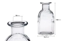 Γυάλινο διακοσμητικό μπουκάλι 300 ml κατάλληλο για αρωματικό χώρου Γυάλινο διακοσμητικό μπουκάλι 300 ml κατάλληλο για αρωματικό χώρου