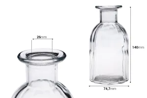 Dekoflasche aus Glas 300 ml zur Raumbeduftung geeignet-2