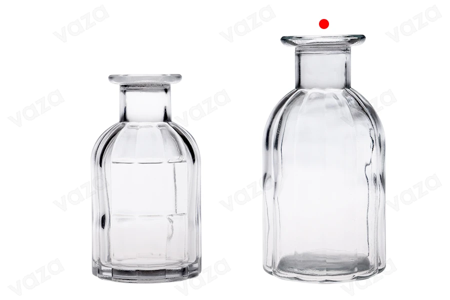 Γυάλινο διακοσμητικό μπουκάλι 300 ml κατάλληλο για αρωματικό χώρου Γυάλινο διακοσμητικό μπουκάλι 300 ml κατάλληλο για αρωματικό χώρου-εικόνα_σύνθεση