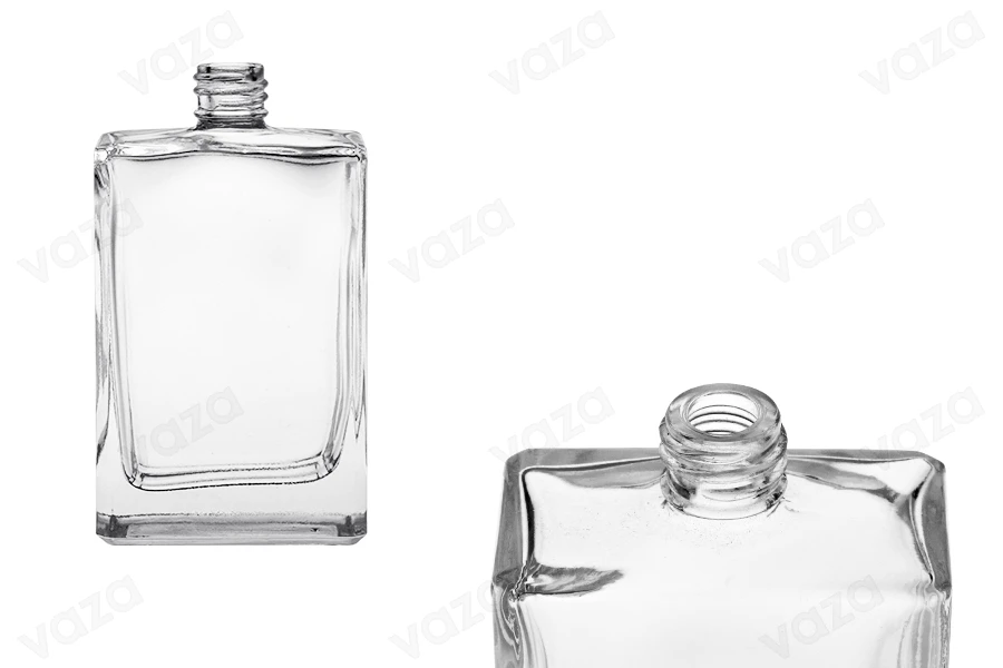 Glass rectangular perfume bottle 100 ml (18/415)-εικόνα_προϊοντική