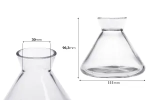 Dekoflasche aus Glas 200 ml für Raumduft-2