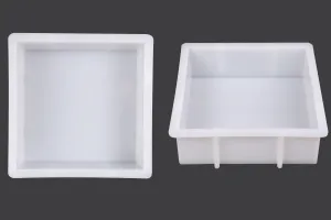 Moule carré en silicone pour résine époxy-1