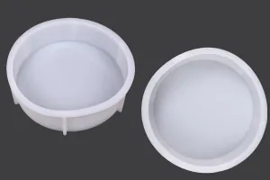 Moule rond en silicone pour résine époxy-1