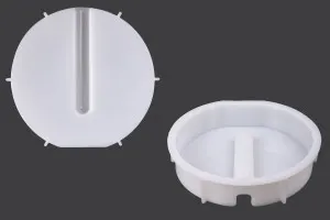 Stampo rotondo per colata di silicone per portaprovette di prova-1
