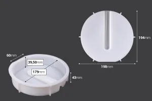 Stampo rotondo per colata di silicone per portaprovette di prova-2