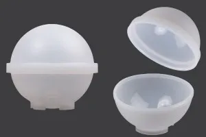 Moule en silicone sphère pour résine-1