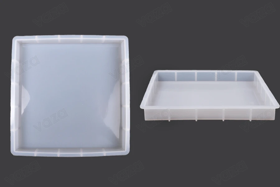 Καλούπι σιλικόνης Τετράγωνος Δίσκος 215x217x25 mm-εικόνα_προϊοντική