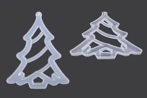 Moule en silicone pour arbre de Noël-1