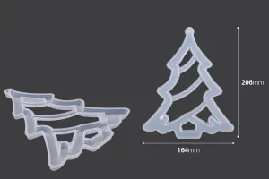 Moule en silicone pour arbre de Noël-2