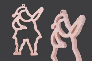 Moule en silicone Père Noël-3