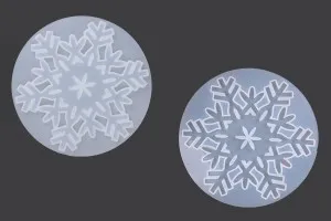Moule en silicone flocon de neige-1