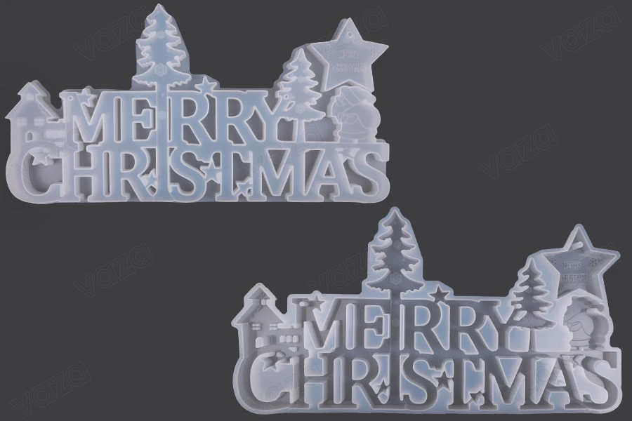 Καλούπι σιλικόνης Merry Christmas Καλούπι σιλικόνης Merry Christmas-εικόνα_προϊοντική