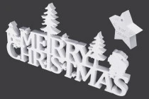 Καλούπι σιλικόνης Merry Christmas Καλούπι σιλικόνης Merry Christmas