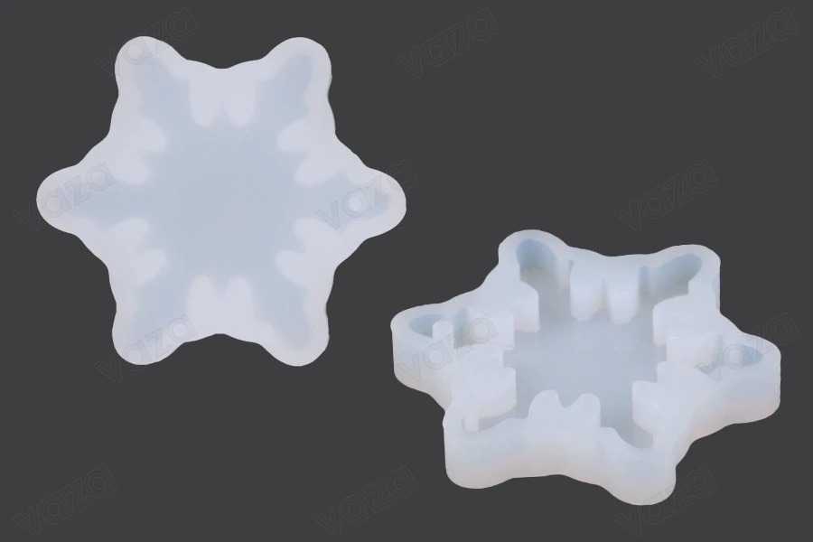 Mini Snowflake ornament silicone mold Mini Snowflake ornament silicone mold-image_product