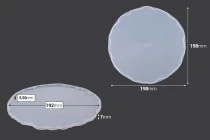 Καλούπι σιλικόνης στρόγγυλη εταζέρα - 3 τμχ Καλούπι σιλικόνης στρόγγυλη εταζέρα - 3 τμχ
