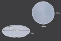 Καλούπι σιλικόνης στρόγγυλη εταζέρα - 3 τμχ Καλούπι σιλικόνης στρόγγυλη εταζέρα - 3 τμχ
