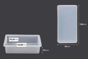 Stampi in Silicone per Sapone Fai da Te e Resina Epossidica (Set da 8 Pezzi)-7