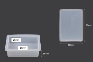 Stampi in Silicone per Sapone Fai da Te e Resina Epossidica (Set da 8 Pezzi)-8