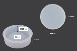 Stampi in Silicone per Sapone Fai da Te e Resina Epossidica (Set da 8 Pezzi)-9