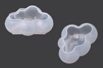 Moule en silicone nuage 3D 48x23 mm Moule en silicone nuage 3D 48x23 mm