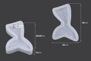 Meerjungfrauenschwanz Silikonform-2