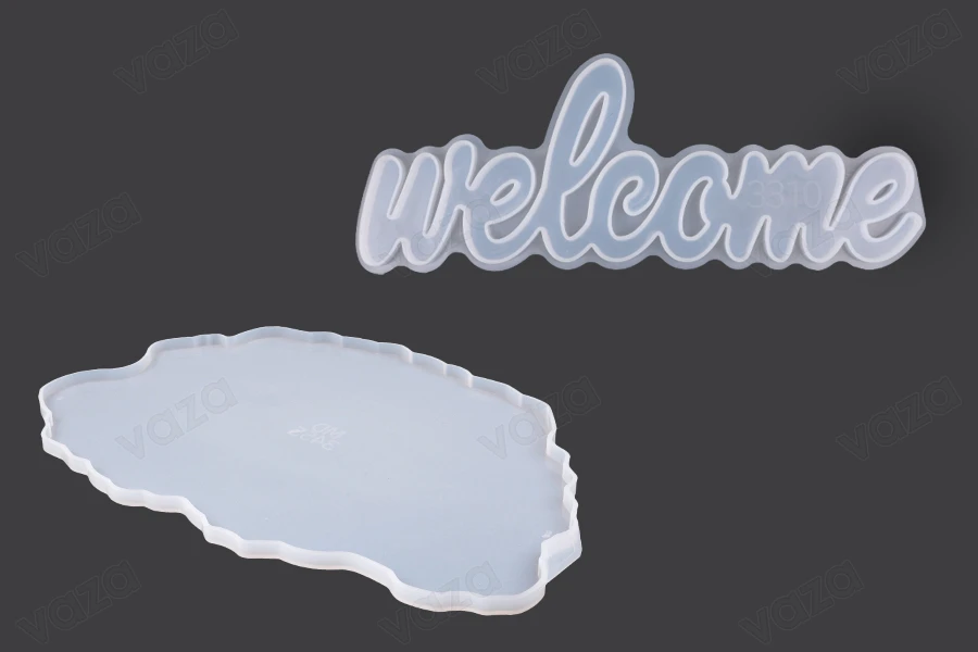 Καλούπι σιλικόνης πινακίδα με μήνυμα Welcome-εικόνα_προϊοντική