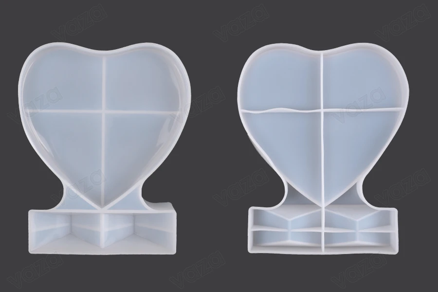 Moule en silicone pour Cadre Photo en forme de Coeur-photo_produit