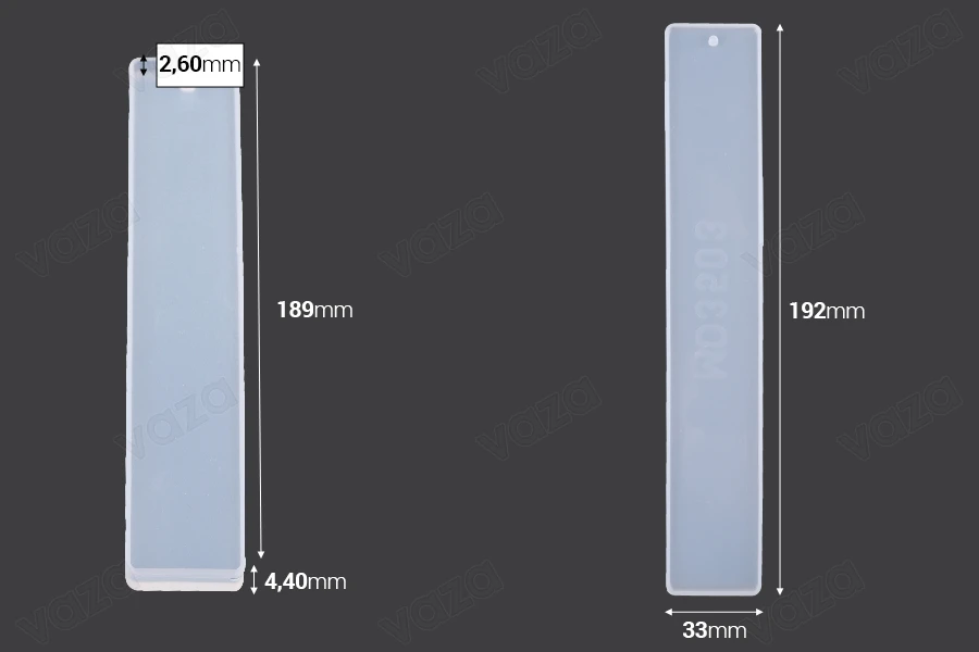 Formë silikoni faqeshënues (Bookmark) 192 × 33 mm Formë silikoni faqeshënues (Bookmark) 192 × 33 mm-imazh_dimensione