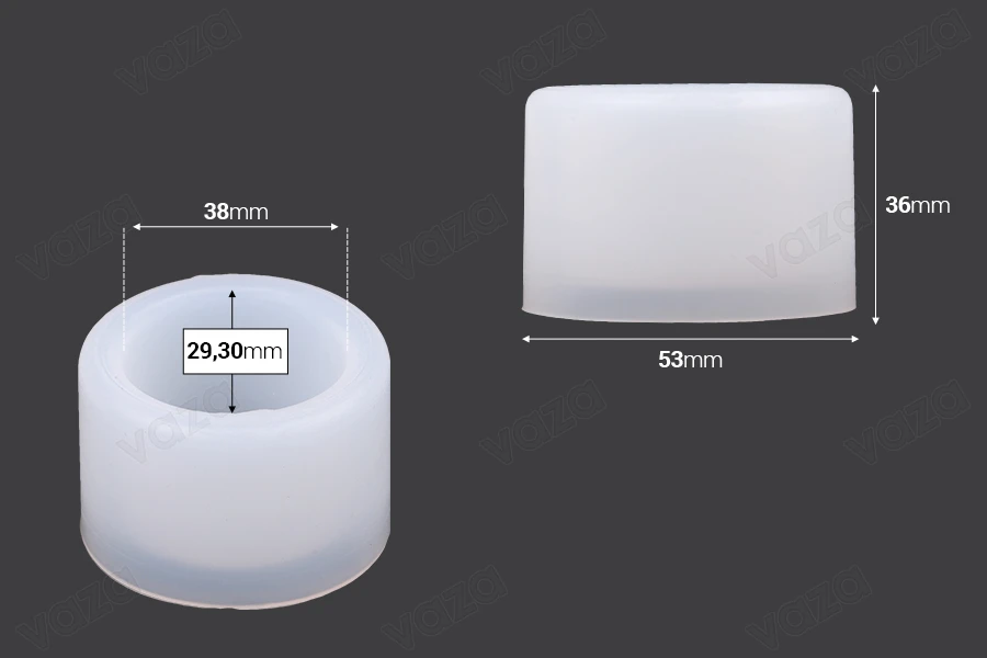 Cilindro piccolo per stampo in silicone (Caso) Cilindro piccolo per stampo in silicone (Caso)-dimensioni_immagine