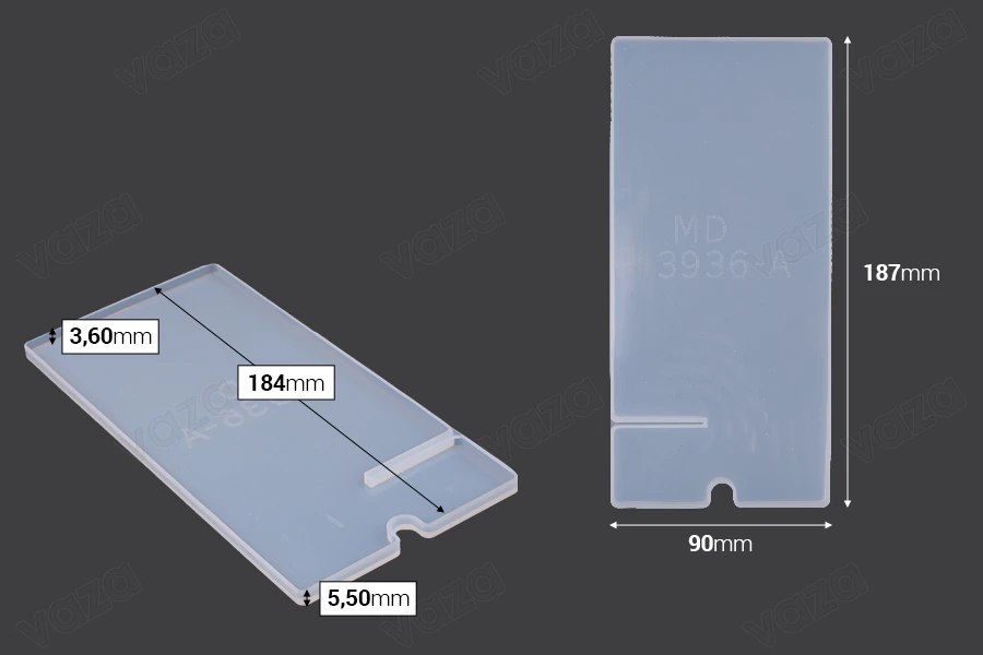 Formë silikoni për bazë mbajtëse të telefonit celular Formë silikoni për bazë mbajtëse të telefonit celular-imazh_dimensione