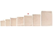 Πουγκάκι 160x225 mm βαμβακερό σε χρώμα μπεζ - 50 τμχ Πουγκάκι 160x225 mm βαμβακερό σε χρώμα μπεζ - 50 τμχ
