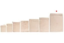 Πουγκάκι 290x390 mm βαμβακερό σε χρώμα μπεζ - 25 τμχ Πουγκάκι 290x390 mm βαμβακερό σε χρώμα μπεζ - 25 τμχ