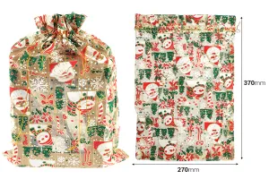Sachet organza de Noël 270x370 mm - 25 pcs-2