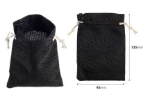 Πουγκάκι 95x140 mm από λινό ύφασμα σε διάφορα χρώματα με κορδόνι - 50 τμχ