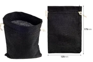 Beutel 125x175mm aus Leinenstoff in verschiedenen Farben mit Kordelzug-2