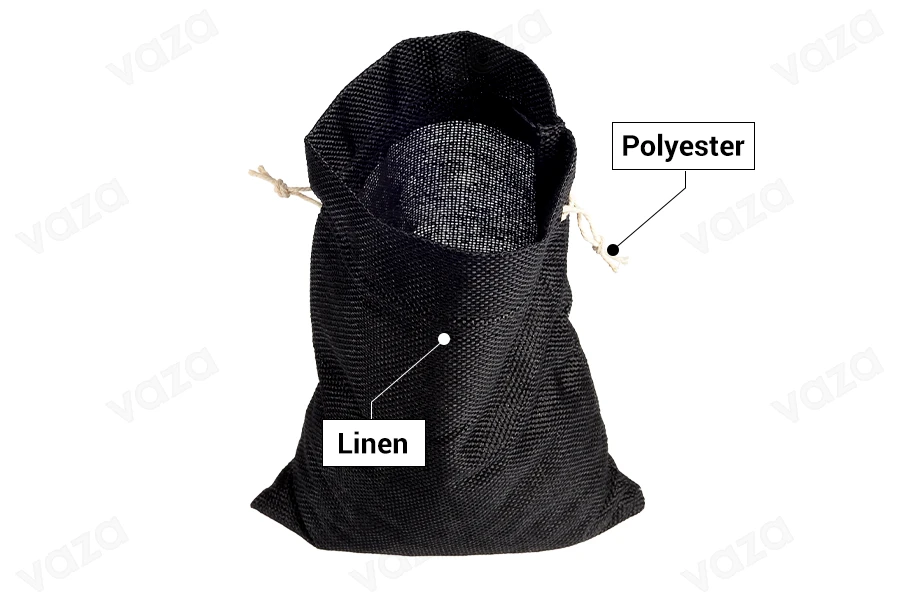 Pouch 165x230 mm made of linen fabric in various colors with drawstring-image_group