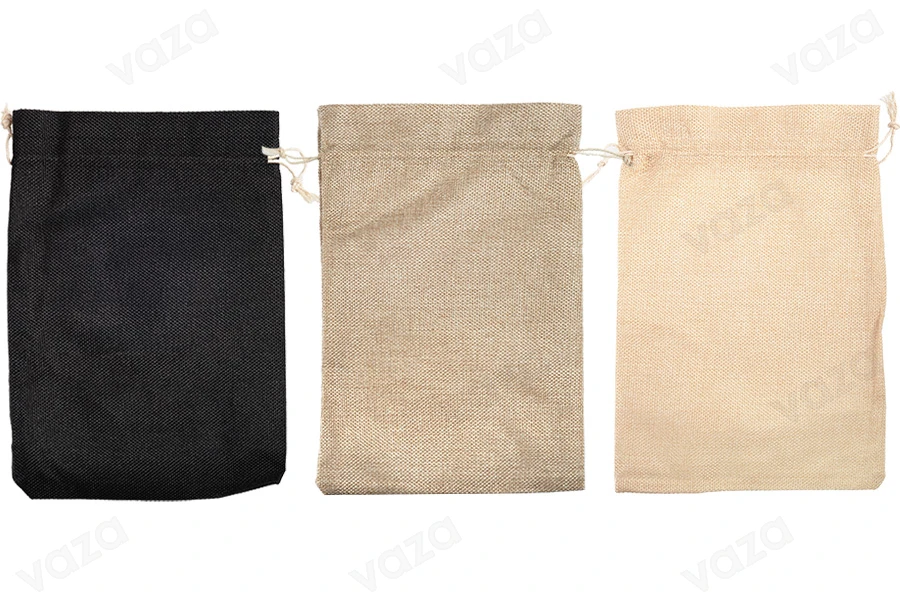 Pouch 195x295 mm made of linen fabric in various colors with drawstring-image_product