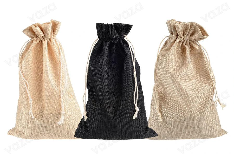 Pouch 195x295 mm made of linen fabric in various colors with drawstring-image_group
